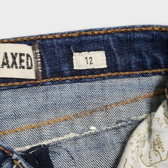 SOLD-Ariat Boys B4 Relaxed Ramos Bootcut Jeans Adjustable Waist Sz 12 Western - Picture 3 of 12